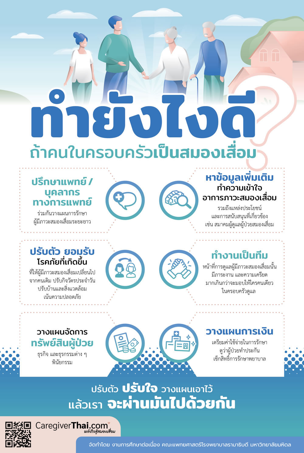 ทำยังไงดีถ้าคนในครอบครัวสมองเสื่อม