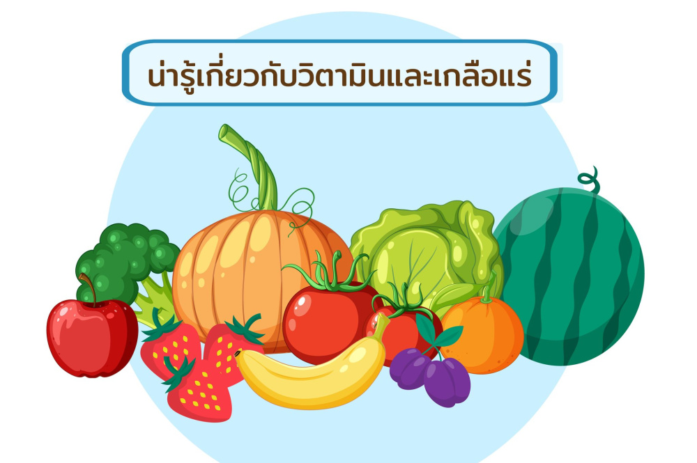 น่ารู้เกี่ยวกับวิตามินและเกลือแร่